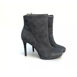 ZARA grey suede booties NEW IN BOX size EU 40